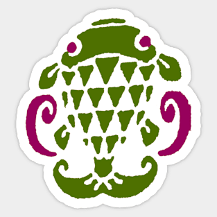 Lurelin Village Green and Purple (Totk) Sticker